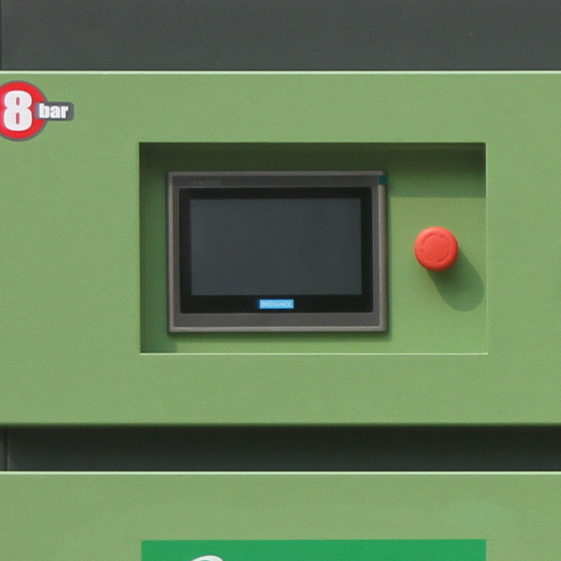 75KW 100hp 8bar Industrial Screw Air Compressor 1100kg