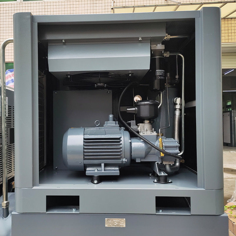 380V 20 HP Rotary Screw Air Compressor With Dryer No Fuel Integrated