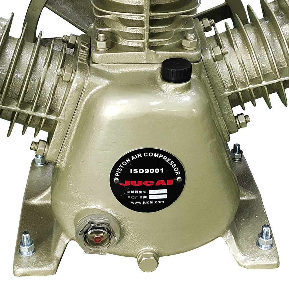Industrial 3kw 4hp Twin Cylinder Air Compressor Pump Air cooling 360L/min