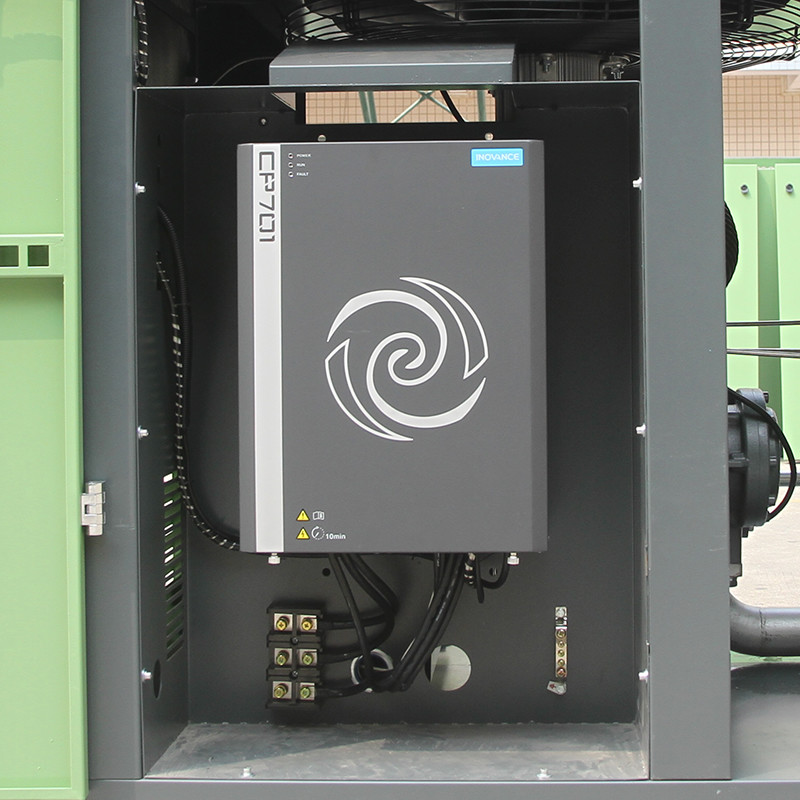 Variable Frequency Industrial Screw Air Compressor 75KW 100HP