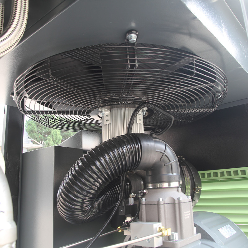 75KW 100hp 8bar Industrial Screw Air Compressor 1100kg
